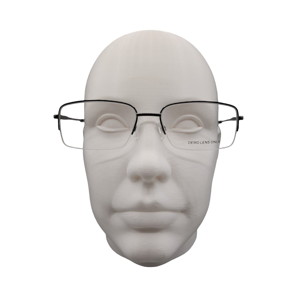 Visionworks MM 20242 Gunmetal Rectangle Eyeglasses Frames 58-18-150 Mens NEW